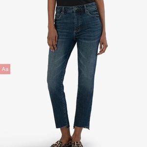 NWOT KUT from the Kloth Reese High Rise Ankle Straight Leg size 6